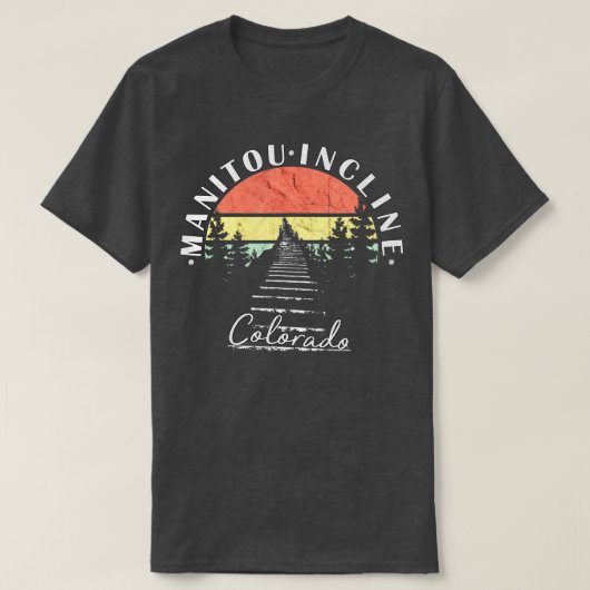 T-shirt Le Colorado Incline Manitou Springs (Design devant)