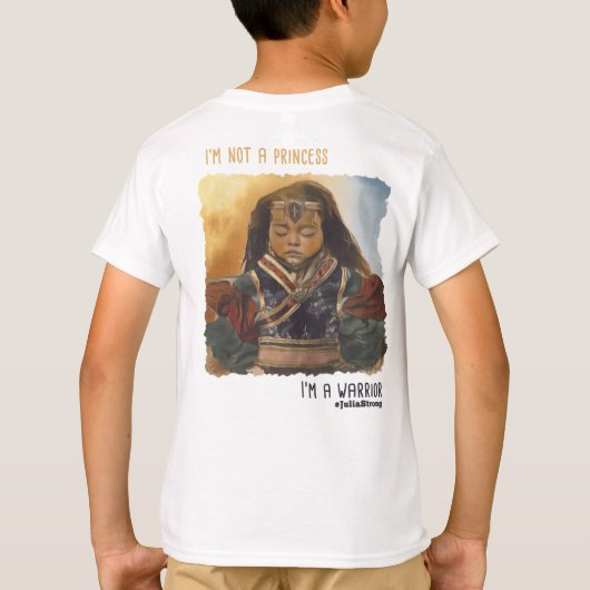 T-shirt Le combat de Julia de soutien ! Image de (Dos)