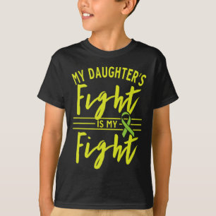 T-shirt Le combat de la fille est mon combat Défenseur de
