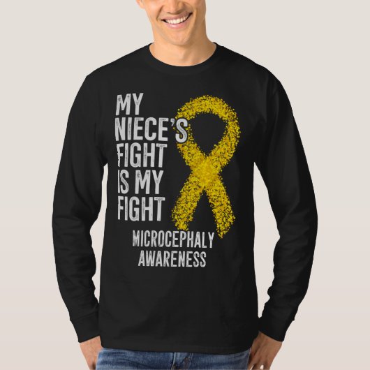 T-shirt Le combat de ma nièce est mon combat Sensibilisati (Devant)