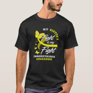 T-shirt Le combat de ma soeur est mon combat Endometriosis