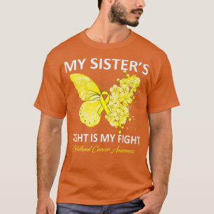 T-shirt Le combat de ma soeur papillon est mon combat pour