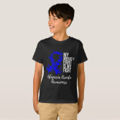 T-shirt Le combat de mon frère est mon combat Alopecia Are (Devant entier)