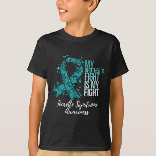 T-shirt Le combat de mon frère est mon syndrome de la tour