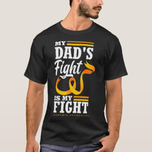 T-shirt Le combat de mon père est ma fille de combat Leucé