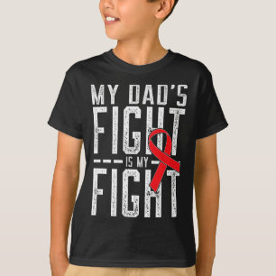T-shirt Le combat de mon père est mon combat Sensibilisati