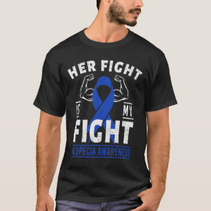 T-shirt Le combat est mon combat Alopecia sensibilisation