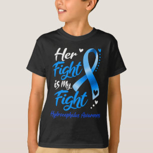 T-shirt Le combat est mon combat Hydrocéphalie sensibilisa