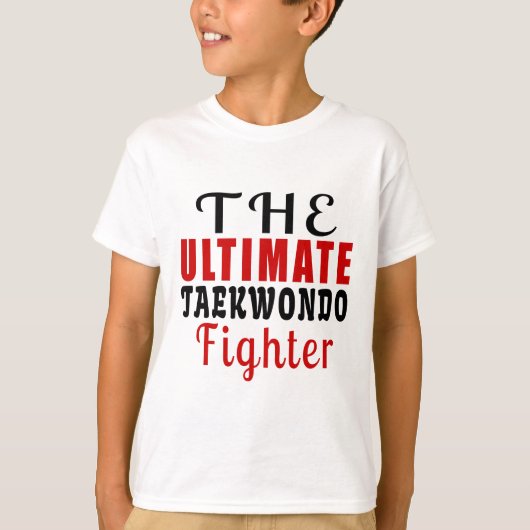 T-SHIRT LE COMBATTANT FINAL DU TAEKWONDO (Devant)