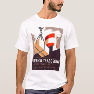 T-shirt Le commerce de Staten Island WPA 1937