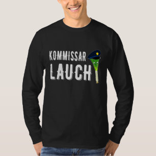 T-shirt Le Commissaire Leek Avec Le Casquette De Police