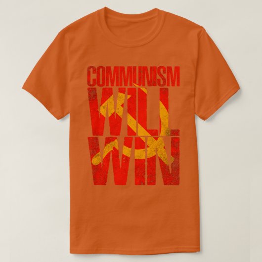 T-shirt Le communisme gagnera 1 (Design devant)