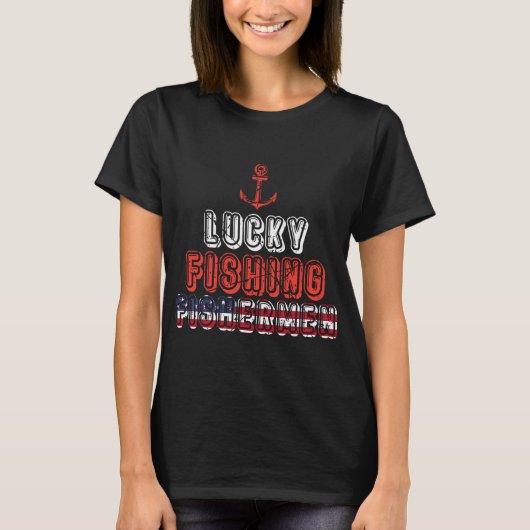 T-shirt Le Compagnon de pêche de papa (Devant)