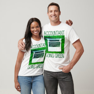 T-shirt "Le comptable devient vert"