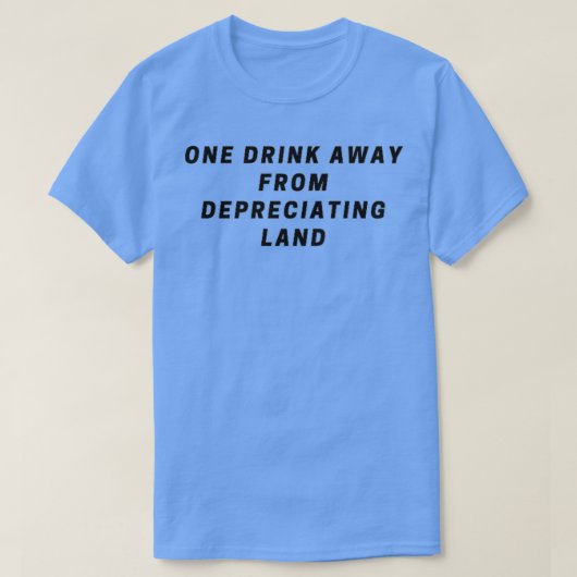 T-shirt Le comptable en difficulté (Design devant)
