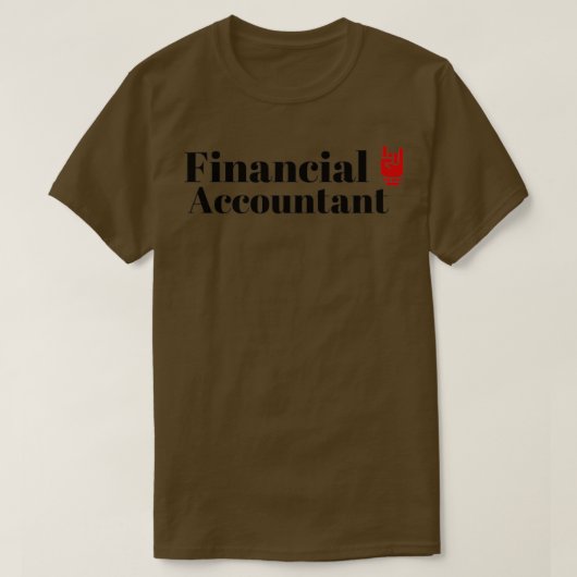 T-shirt Le comptable financier (Design devant)