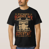 T-SHIRT LE COMPTABLE HALLOWEEN FUNNY DIT COSTUME. (Devant)