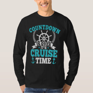 T-shirt Le compte à rebours est terminé C'est l'heure de l