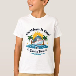 T-shirt Le compte à rebours est terminé C'est l'heure de l