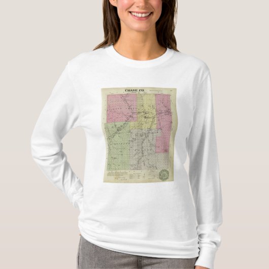 T-shirt Le comté de Chase, le Kansas (Devant)