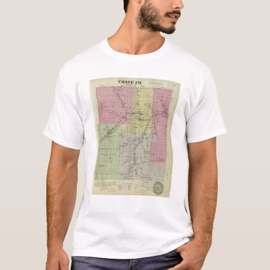T-shirt Le comté de Chase, le Kansas (Devant)