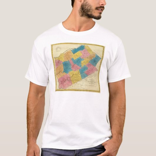 T-shirt Le comté de Delaware (Devant)