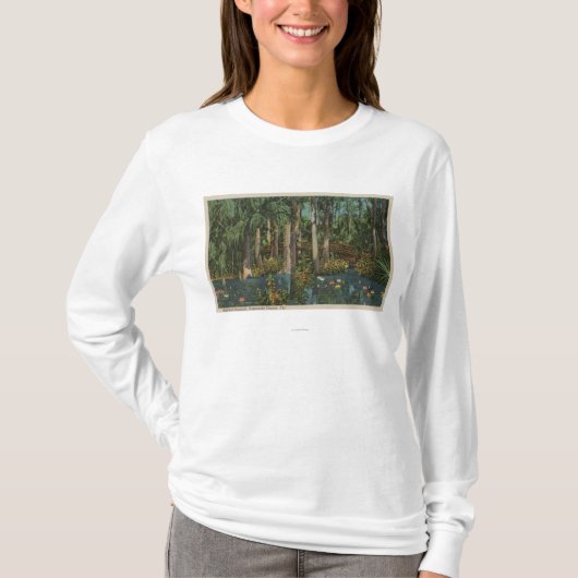 T-shirt Le comté de Highlands, FL - vue d'hamac de (Devant)