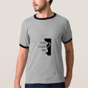 T-shirt Le comté de Notts mettent en forme de tasse la