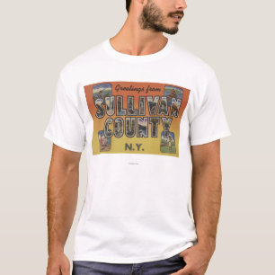 T-shirt Le comté de Sullivan, New York - grandes scènes
