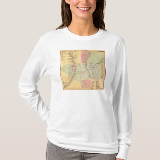 T-shirt Le comté de Venango Pennsylvanie, crique le comté (Devant)