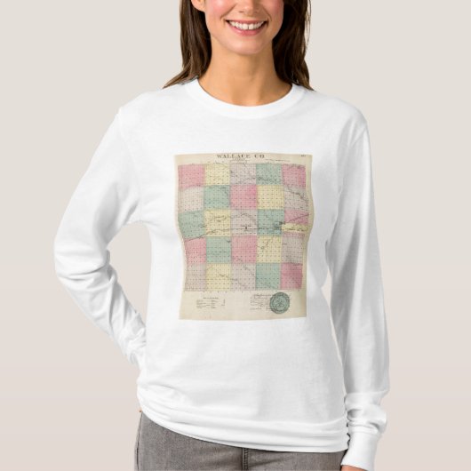 T-shirt Le comté de Wallace, le Kansas (Devant)