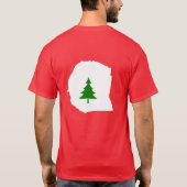T-shirt Le comté de Warren, chemise de dos de drapeau de (Dos)