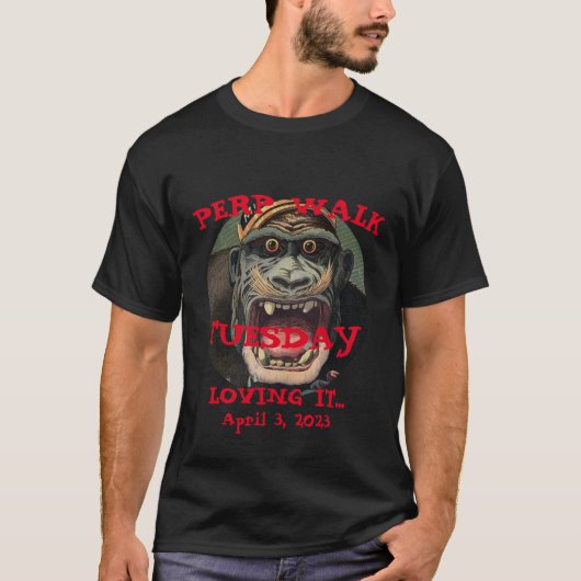T-shirt Le Con Perp a marché mardi 2023 (Devant)