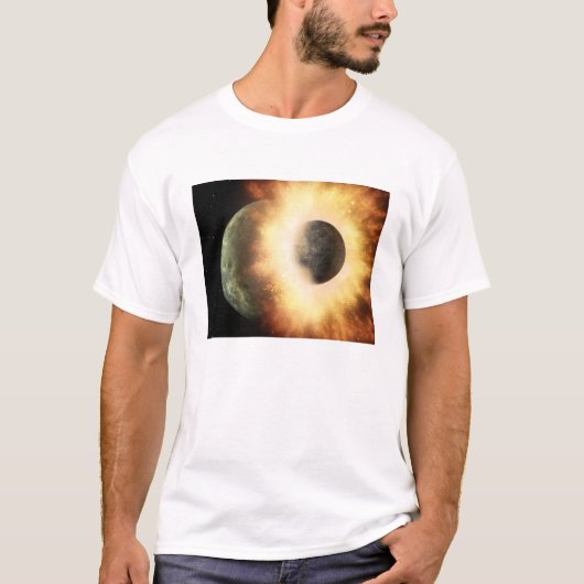 T-shirt Le concept artistique d'un corps céleste (Devant)
