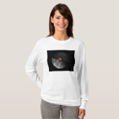 T-shirt Le concept de l'artiste montrant un noyau interne (Devant entier)