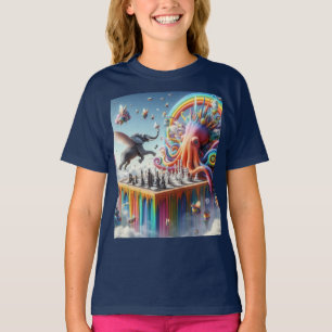 T-shirt Le concours d'échecs dans le monde animal