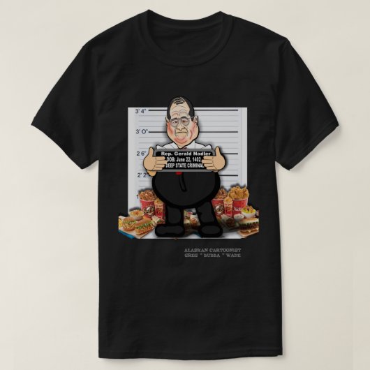 T-SHIRT LE CONGRÈS JERRY FAT-MAN NADLER (Design devant)