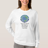 T-shirt Le Conseil de la terre - paix sur terre (Devant)
