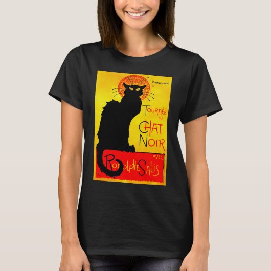 T-shirt Le Conversation Noir Vintage (Devant)