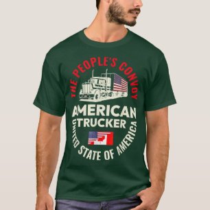 T-shirt Le convoi des peuples 2022 America Truckers Freedo