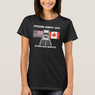 T-shirt Le convoi pour la liberté n'a plus de masque pour