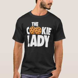 T-shirt Le Cookie Lady Baking Love Choco Chip Cookie Femme