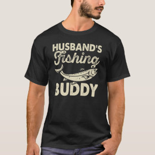 T-shirt Le copain de pêche du mari