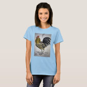 T-shirt Le coq américain (Devant entier)