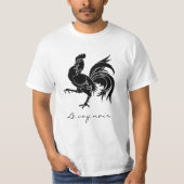 T-shirt Le coq noir le coq noir (Devant)