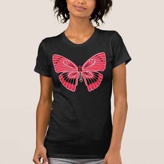 T-shirt Le corail papillon de style Art nouveau (Devant)