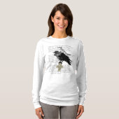 T-shirt Le Corbeau d'Edgar Allan Poe (Devant entier)