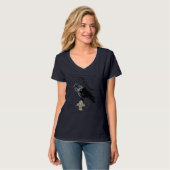 T-shirt Le Corbeau d'Edgar Allan Poe (Devant entier)