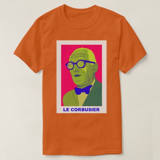 T-shirt Le Corbusier Visionnaire de l'architecture moderne (Design devant)