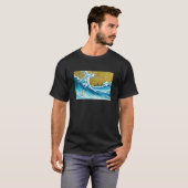 T-shirt Le Corgi de la vague de surf (Devant entier)